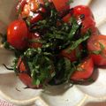 さおリさん's cooksnap of when they made 夏にぴったり☆トマトと大葉の塩昆布あえ.