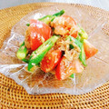 とみー＆ぱんちゃん's cooksnap of when they made トマトとオクラのツナ和風あえ.
