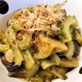es⭐i's cooksnap of when they made ごま油香るゴーヤとなすの煮物.