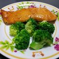 ◎まさこ◎'s cooksnap of when they made ☆鮭のガリバタ照り焼き☆.