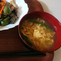 ぐうたら主婦みん's cooksnap of when they made 麺つゆで簡単！かき菜のお汁卵とじ.