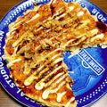 ぐにゅまる's cooksnap of when they made たこ焼き粉deお好み焼き.