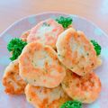 ☆３匹の子ぶた☆'s cooksnap of when they made 油大さじ3！はんぺん入り♡チーズナゲット.