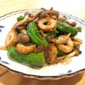 mayuyuキッチン's cooksnap of when they made 5分居酒屋メニュー☆ししとうおかか炒め♩.