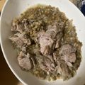 ヨーコッコ's cooksnap of when they made 豚バラブロックとレンズ豆の煮込み.