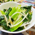 なおきんとん's cooksnap of when they made 簡単★レンジのみ もやしと小松菜のナムル.