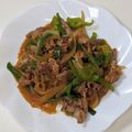 tinico's cooksnap of when they made 家にある物で！青椒肉絲風.