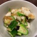 まかなほ's cooksnap of when they made オクラ☆山芋☆きゅうりのネバネバ梅和え♪.