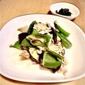 marica猫's cooksnap of when they made 茄子ピーマン玉ねぎと豚肉のポン酢炒め.