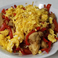 ★ふ～ちゃん★'s cooksnap of when they made 醤油マヨが旨い鶏肉とたっぷりピーマン炒め.