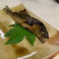 ･Uchiyama母's cooksnap of when they made 魚グリルで簡単！料亭みたいな鮎の塩焼き♪.