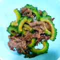 pkmama's cooksnap of when they made 牛肉とゴーヤのオイスターソース炒め.