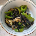 みちゃこmisako's cooksnap of when they made ひじきとピーマンのウスター炒め.