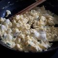 principito's cooksnap of when they made モッツァレラチーズのスクランブルエッグ.