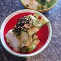 Midge's cooksnap of when they made 冷奴のキュウリ味噌のせ.