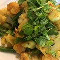 saki1010's cooksnap of when they made 【簡単おつまみ】カリフラワーのカレー炒め.
