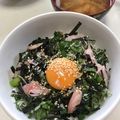 tsuki_ko's cooksnap of when they made ごま油香る♪ 〜絶品しらす丼〜.