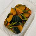Hirarinn☆'s cooksnap of when they made 〔常備菜〕簡単♪カボチャとインゲンの煮物.