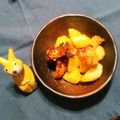 emola's cooksnap of when they made ジャガ芋と鶏肉の塩レモンカレー炒め.