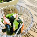 LimeLunch's cooksnap of when they made わかめとカニかまの簡単合えもの.