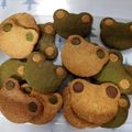 きっちん☆ハニー's cooksnap of when they made クマ型でカエルちゃんクッキー♪.