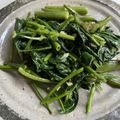 gohanちゃん's cooksnap of when they made 空芯菜のニンニク炒め.