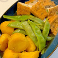 由笑☆'s cooksnap of when they made お母さんのじゃがいもとささぎの煮物♪.