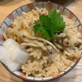 hakobetet's cooksnap of when they made おだしのきいたきのこの炊き込みご飯.