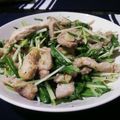 wakamegu's cooksnap of when they made みず菜と豚ロースのペペロンソテー☆.