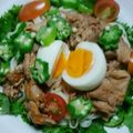 ymd88's cooksnap of when they made ヘルシー＆がっつりな焼き肉サラダうどん.