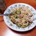ヨウジロパン's cooksnap of when they made 夏はコレ！　ゴーヤパスタ.