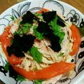 かづぴ's cooksnap of when they made ボウルで簡単☆明太子クリームパスタ♪.