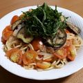 kacchin_'s cooksnap of when they made 茄子とトマトの和風ペペロンチーノパスタ.