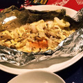 abayunomi's cooksnap of when they made マヨバタぽん酢で鮭ときのこのホイル焼き.