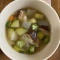 ゆいまーなっち's cooksnap of when they made オクラとズッキーニのとろ～りスープ.
