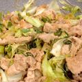 なかもと's cooksnap of when they made 豚こまとキャベツの簡単ポン酢炒め.