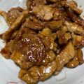 ♪奏♪'s cooksnap of when they made 豚肉と餅ちくわのハニーバター醤油.