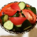 nana_tenjo's cooksnap of when they made トマト胡瓜☆簡単中華サラダ.