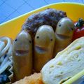 ミクサワ～'s cooksnap of when they made お弁当に　おばけちゃんウインナー.