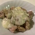 papikun's cooksnap of when they made m簡単！鶏とじゃが芋のフォンデュソース.