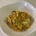 papikun's cooksnap of when they made ほんのり甘〜い簡単かぼちゃサラダ.