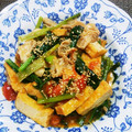 ちぃちゃん31513's cooksnap of when they made トップ10涙★麺つゆで小松菜と厚揚げ炒め.