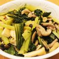 かなりんココりん's cooksnap of when they made 小松菜としめじと油揚げの煮びたし.