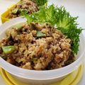ｸﾏﾘｴ's cooksnap of when they made ＊簡単ビーフガーリック炒飯＊.