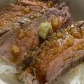 よーよー1970's cooksnap of when they made 男子ごはん　特製ローストビーフ丼.