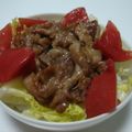はちれ's cooksnap of when they made 我が家の豚丼.