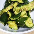 あさここなっつ's cooksnap of when they made 超時短☆２分でウマつまみ‼ごまきゅうり.