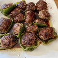 ☆ayumikan☆'s cooksnap of when they made 簡単ピーマンの肉詰め(和風とろ〜りあん).