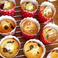 Fujy87's cooksnap of when they made HMで簡単♡ マドレーヌ風カップケーキ.