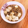 ゆでたまごっこ's cooksnap of when they made 家にある調味料で♡簡単麻婆豆腐.